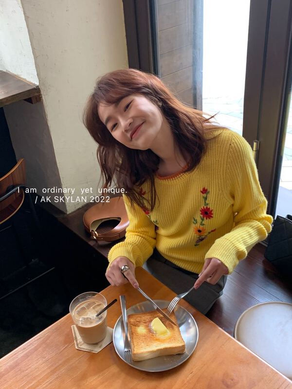 goods in stock! New year in early spring! [A.K skylan] Korean versatile fashion sweater 10013# zxl