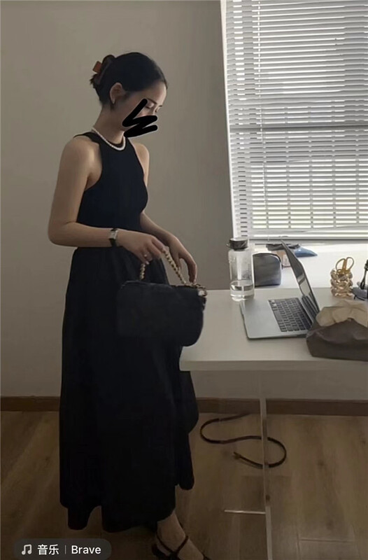[M queen] simple, loose and versatile dress 6280# HBx