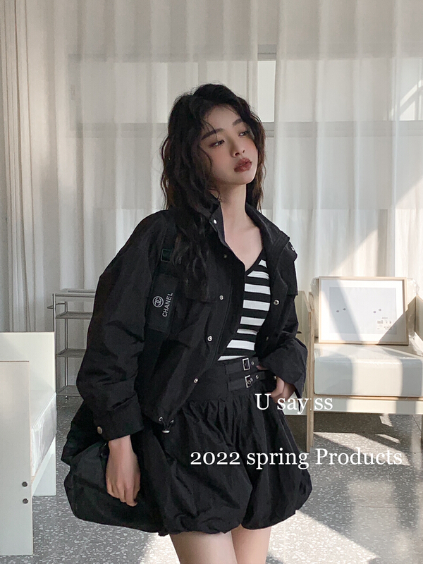 New year in early spring! [u say] trendy work clothes leisure sunscreen jacket + slim and versatile solid color skirt suit 62280# LSL