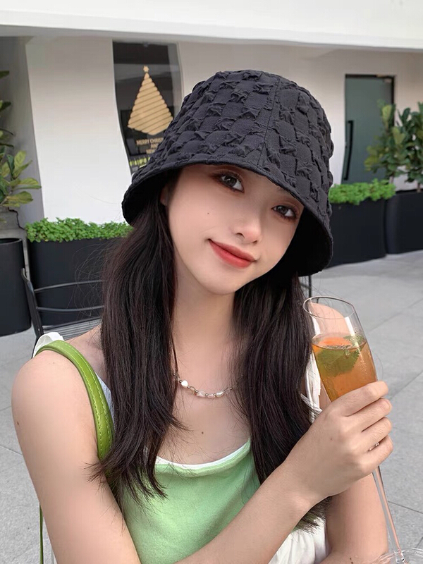 [aestheticism hat industry] bubble fisherman bucket hat hat 3033# LSL
