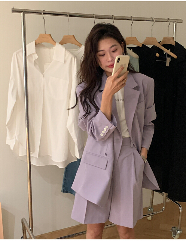 goods in stock! New year in early spring! [the mind] new solid color versatile suit 60188# jhy