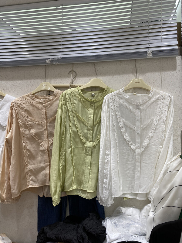 Original price 49.00! [hey Bella] single breasted comfortable Korean shirt f005# ll