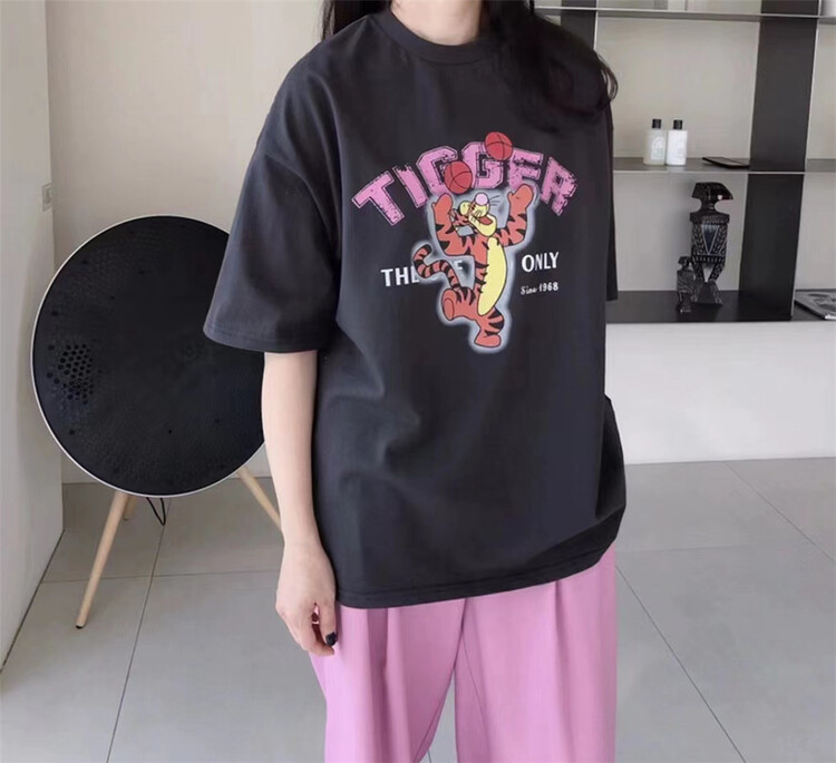 [malt] Tiger Print loose short sleeve T-shirt 3081# XYJ