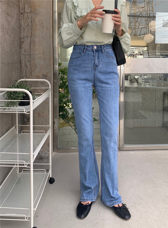 goods in stock! New in early summer! [Jiaqi jeans] Korean style slim and versatile ins jeans 8692# zxx