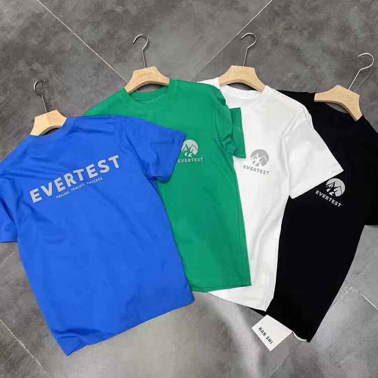New in early summer! [Han style] cotton micro moisture versatile comfortable casual short sleeve T-shirt 738# ZZL