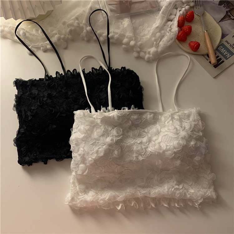 New in early summer! [blue show] hot girl lace elastic vest / sling 0653# LSW
