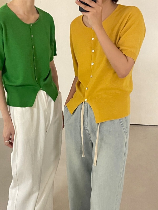 Original price 100.39! [clean space] Korean simple and versatile clean color sweater 31708# CLS