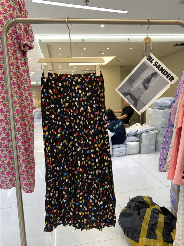 New in early summer! [FW] Korean high waist printed skirt 3609# WPL