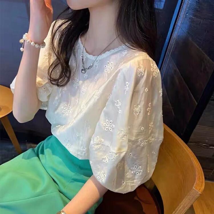 [Kiki] temperament Korean fashion shirt 1287# ozq