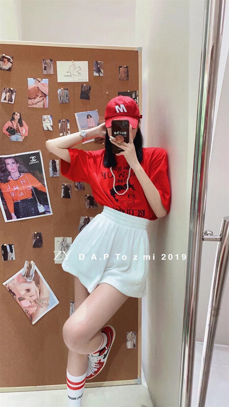 New in early summer! [ZY] Korean solid color versatile casual shorts 2019# WTT