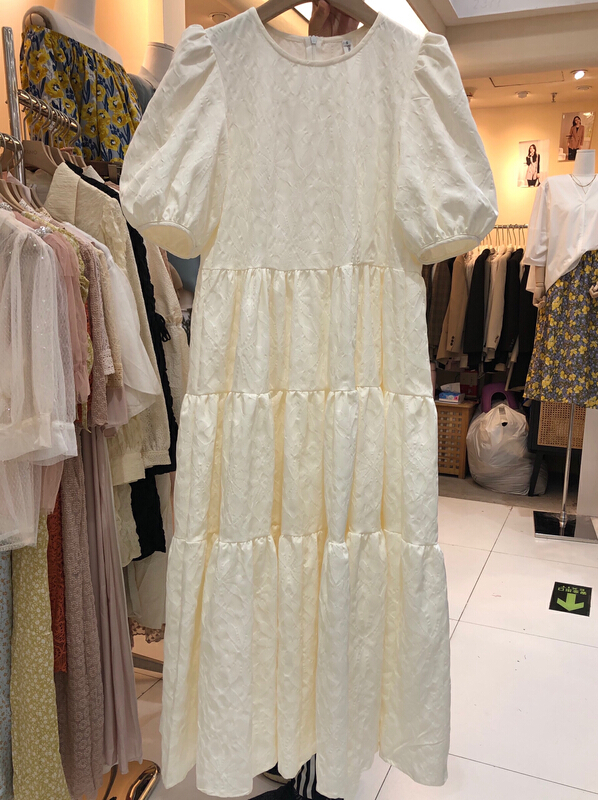 New in early summer! [Cupertino] slim and versatile dress 8203-1# Cl