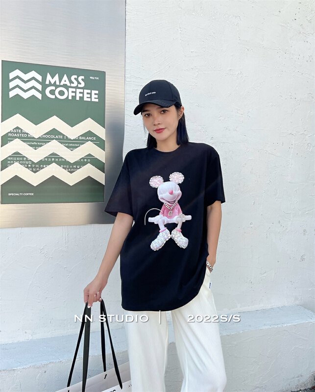 [NN] niche design Mickey short sleeve T-shirt 9387# XYY