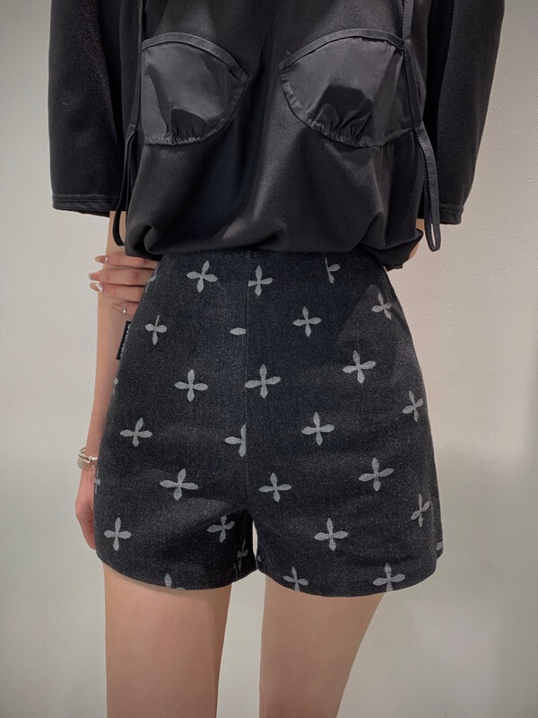 [ID] trendy retro western style thin denim shorts 9500# LSL