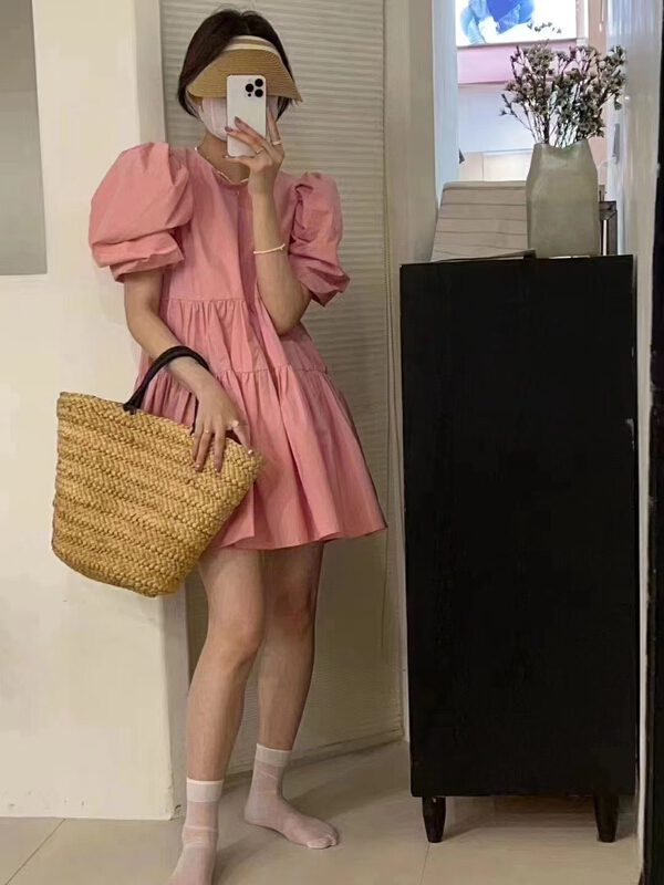 [Dai Dai] aging pink tender sweet dress 4675# HBx