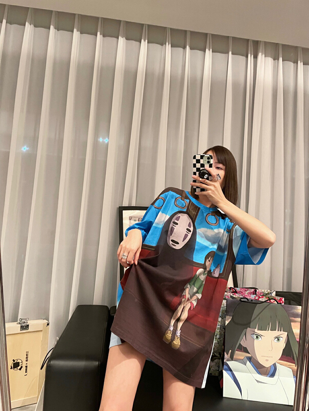 [Nancy] loose and versatile cartoon short sleeve T-shirt q8963# WPL