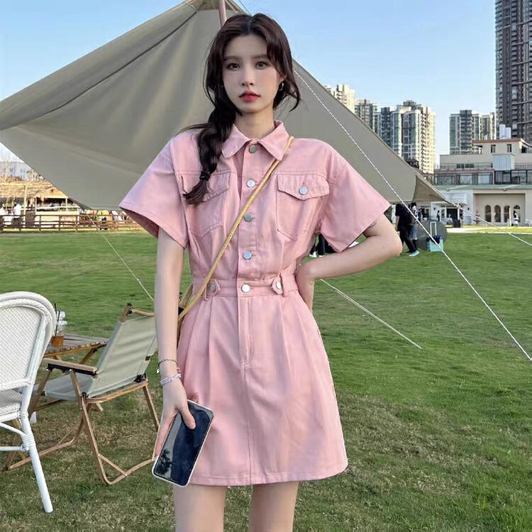 [Kiki studio] retro fashion versatile dress 5854# hjy