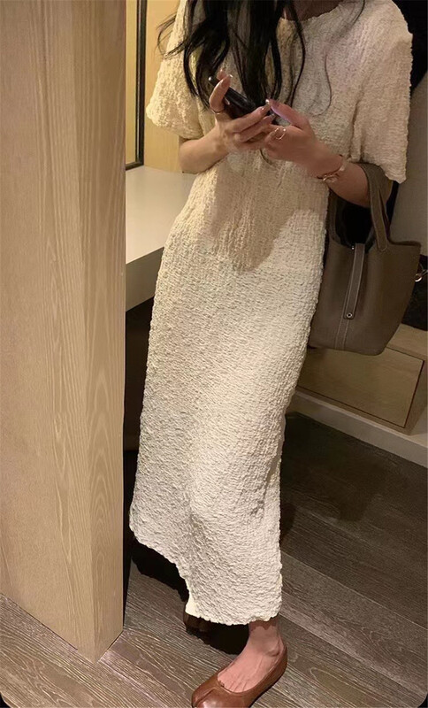 [SYC] Korean style solid color loose dress 22123# cqw