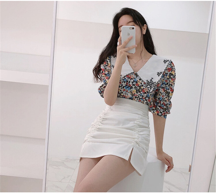 [d.ffstudio] Korean solid color versatile skirt ys1-1028# WTT