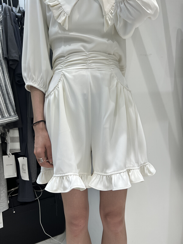 New in early summer! [Bu class] Korean version fungus edge loose minority casual shorts 13655# zxl