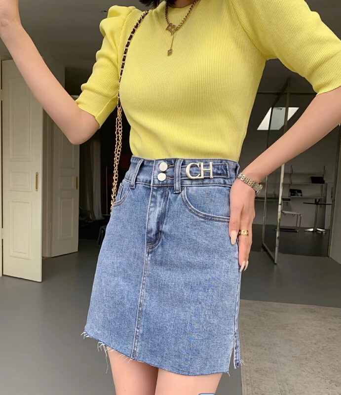 New year in early spring! [J-star] Korean versatile denim skirt 3218# WTT