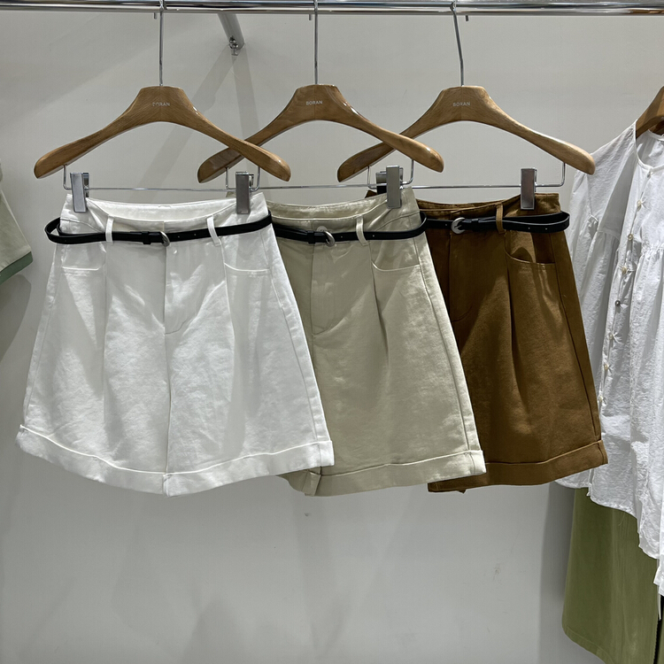 goods in stock! New year in early spring! [Boran] Korean versatile comfortable casual shorts (with waist rope) 22b6037# LSW