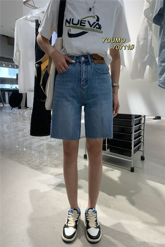 Summer new! [suxinlan] label design Vintage Jeans 70711 blue-70711-1 black # LSL