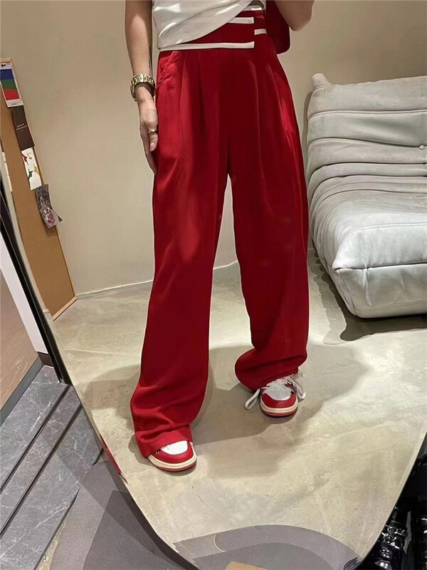 [ACS] Korean style straight slim trousers 8681# ozq
