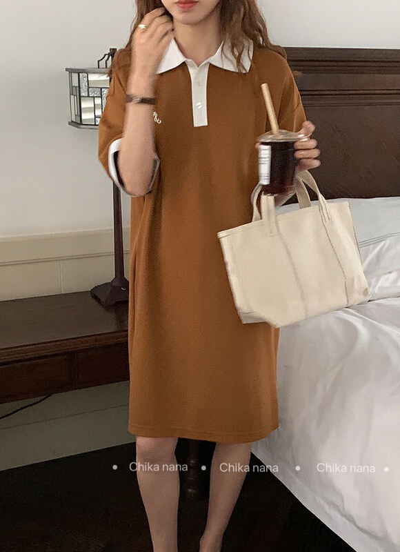[Yi Jia Yi] casual straight slim dress 1139# cqw