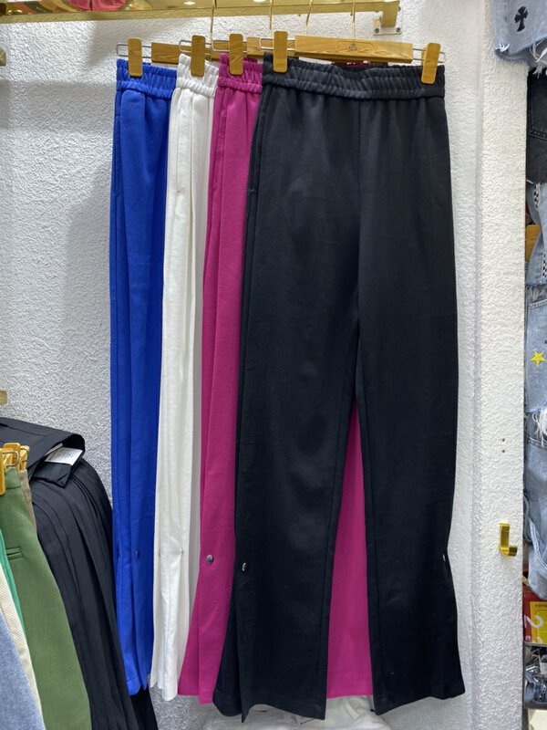 [queen] Korean versatile solid casual pants ys1-a69186# ozq