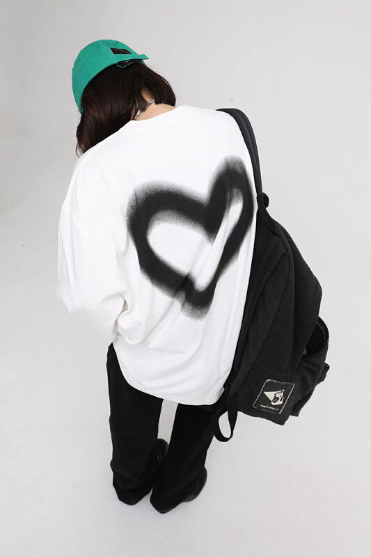New year in early spring! [TA +] Korean round neck printed long sleeve T-shirt 6998# XYY