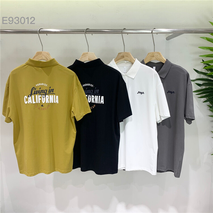 New year in early spring! [Yeji] exotic letter embroidered bear polo shirt e93012# ZZL