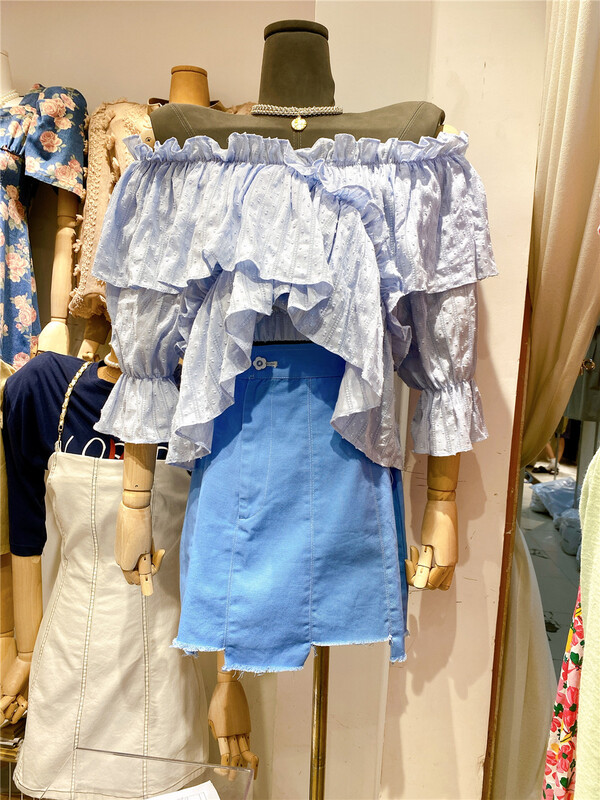[sister] fashion turtleneck Pullover small shirt ys1-2335# ozq