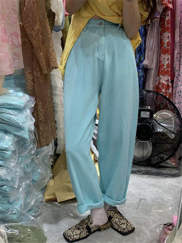 New in early summer! [A Mei A Mei] Korean slim and versatile jeans 22015# HBx