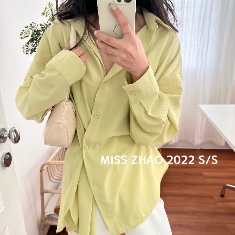 New year in early spring! [misszhao] Korean loose casual design shirt ys1-001# HBx