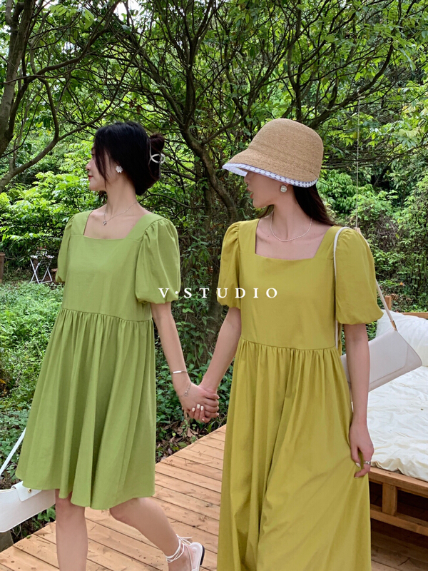 [v.] Korean loose and slim dress 8823# ll