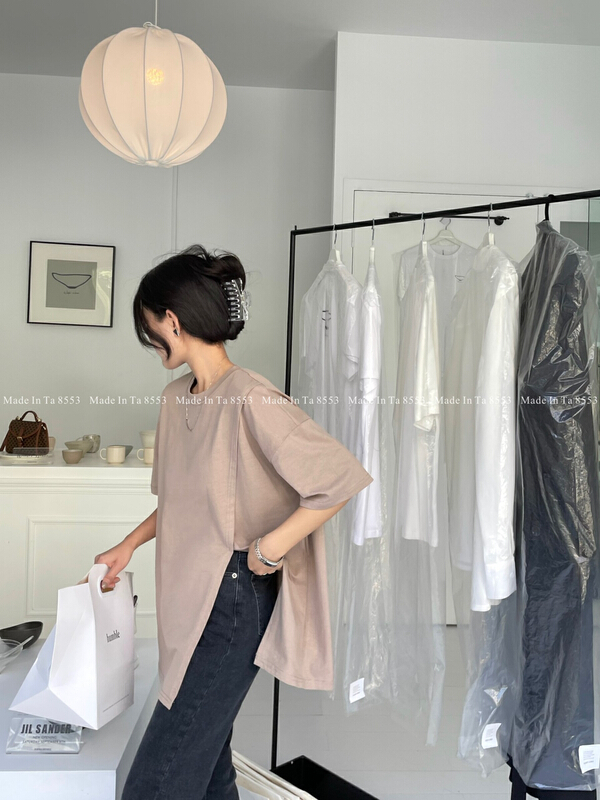 New year in early spring! [TA +] Korean fashion round neck Pullover short sleeve T-shirt 8553# XYY