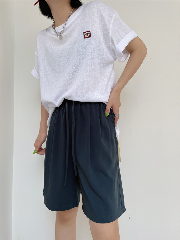 [Xixi studio] simple, loose and slim casual shorts 9056# XYJ