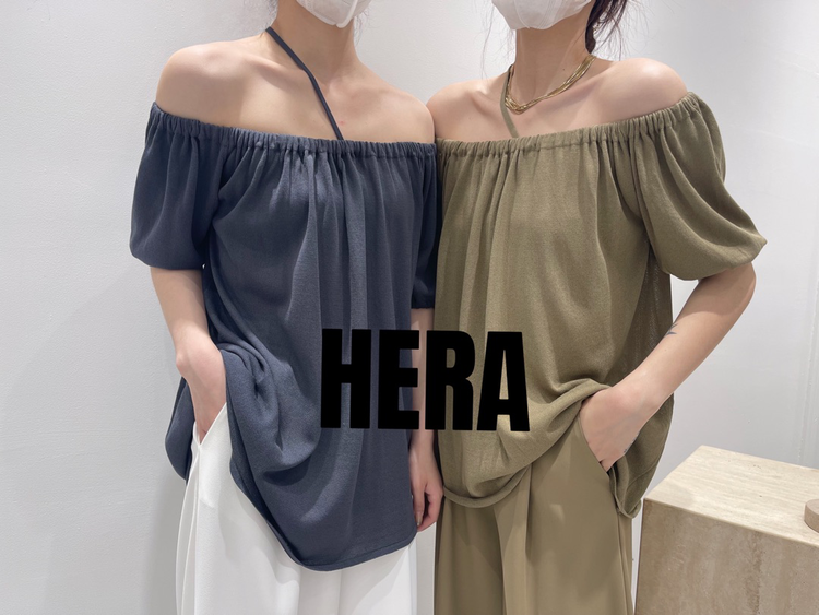 [Hera] Korean crimp comfortable short sleeve T-shirt m2040# L