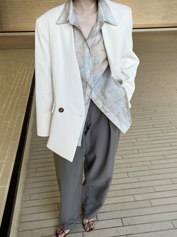 New year in early spring! [cottoncandy] fried Street temperament loose long sleeved casual suit 22s270# XJ