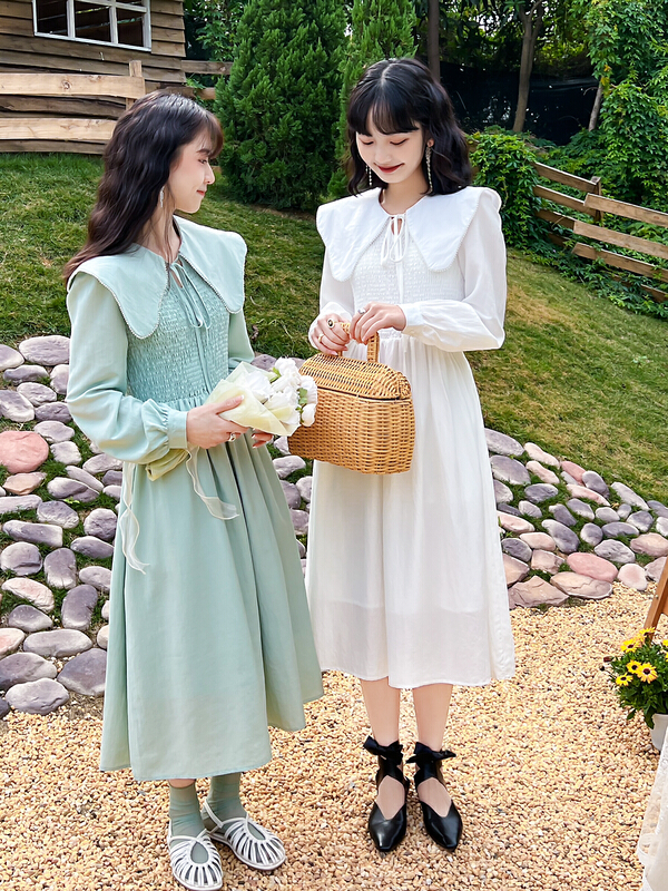 New year in early spring! [rong'er family] Korean version sweet and versatile dress 92171# hjy