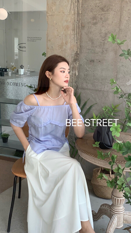 New in early summer! [bee Street] design sense, small and versatile shirt 9151# lwy