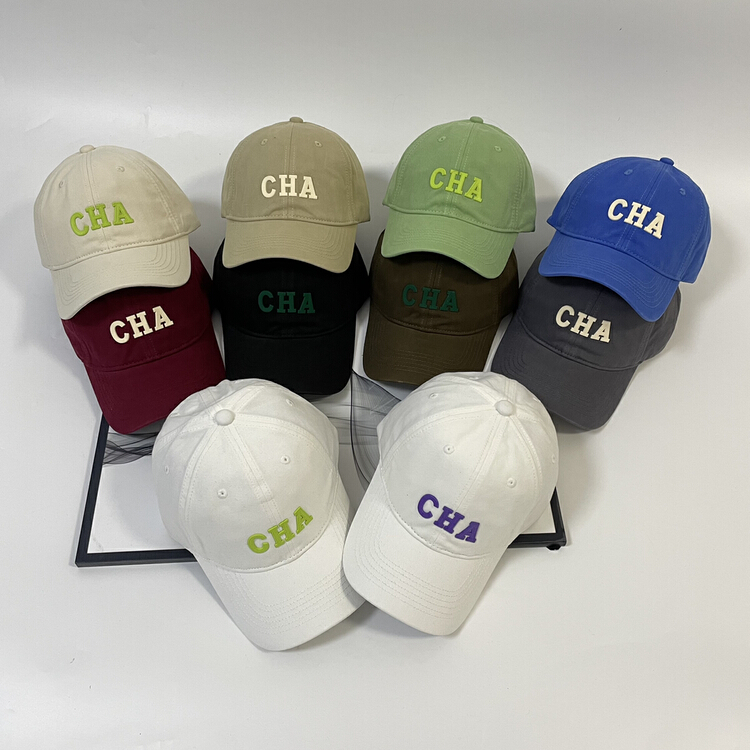[aestheticism hat industry] Korean fashion letter baseball hat 3021# LSL