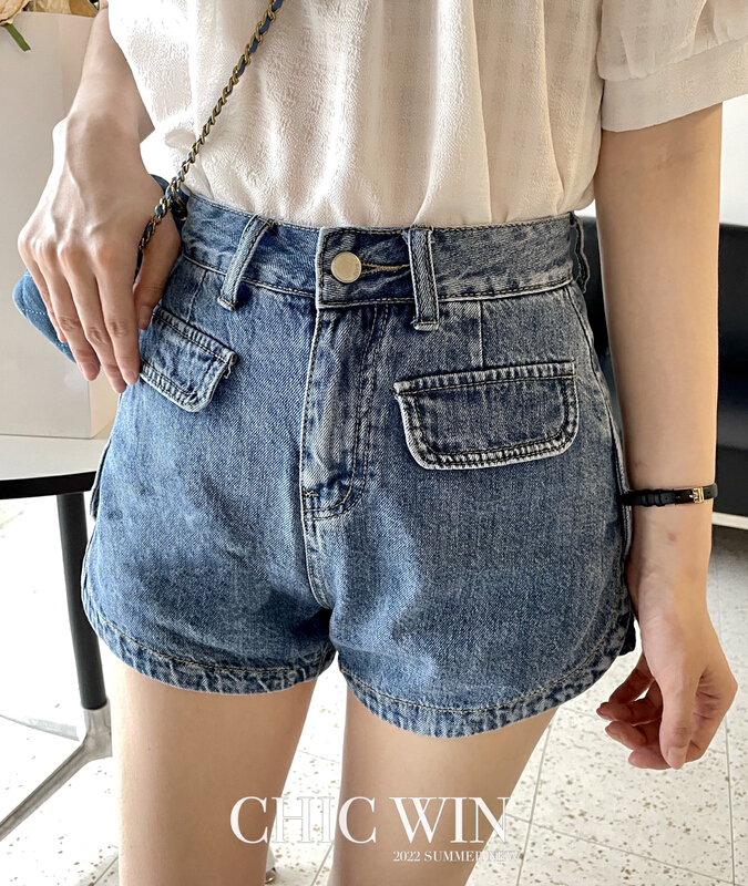 [chic win] Korean fashion skinny denim shorts 578# CSX