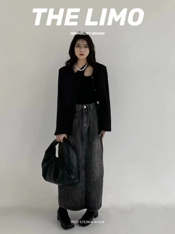 New year in early spring! [the limo] Korean slim fit and versatile skirt 6610# XYJ