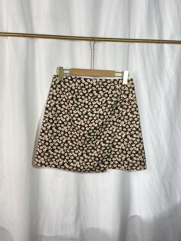 [Yi show shop] light cooked style niche high waist skirt 1317\cl