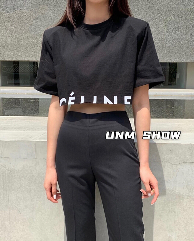 [unm-show] crew neck versatile solid short sleeve T-shirt 6260# WTT