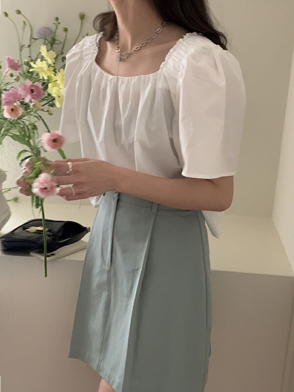 [Gabrielle] multi choice versatile blouse b2243# zxl