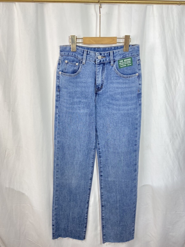 [Yi show shop] retro jeans with label design 1271# Cl