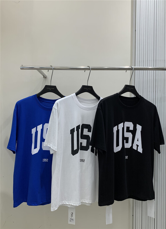 New year in early spring! [CGC] crew neck loose letter printed short sleeve T-shirt 0619# ZZL