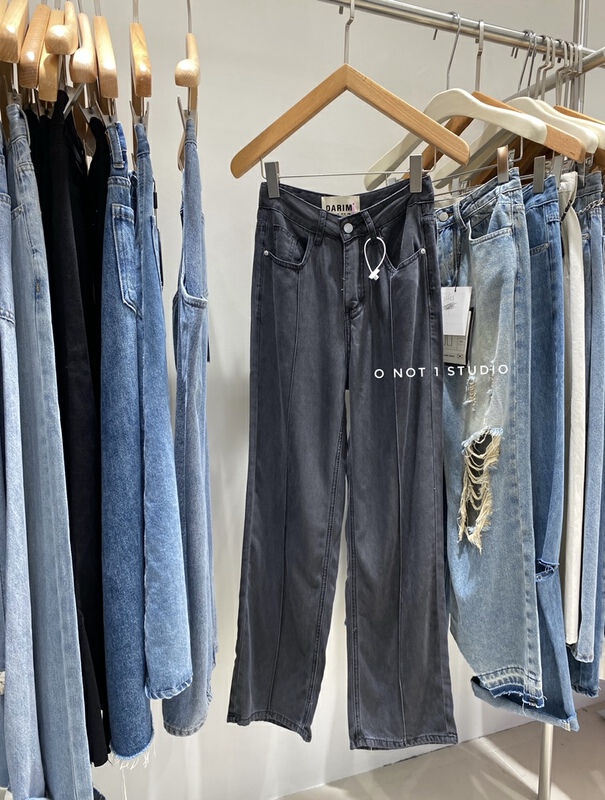 [o not 1] minimalist fashion jeans (excluding waist bag) w619# LSW